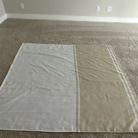 Great Bay Home Fabric Striped Shower Curtain 72” x 72” (NWOT) - Picture 3 of 7